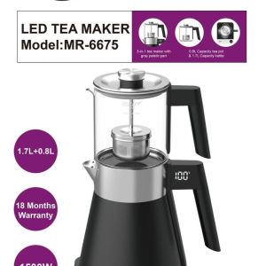 چای ساز و دمنوش ساز روی همی دیجیتال صحفه لمسی مایر مدل 6675-MR